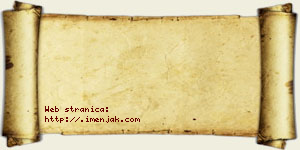 Julijana Rnić vizit kartica